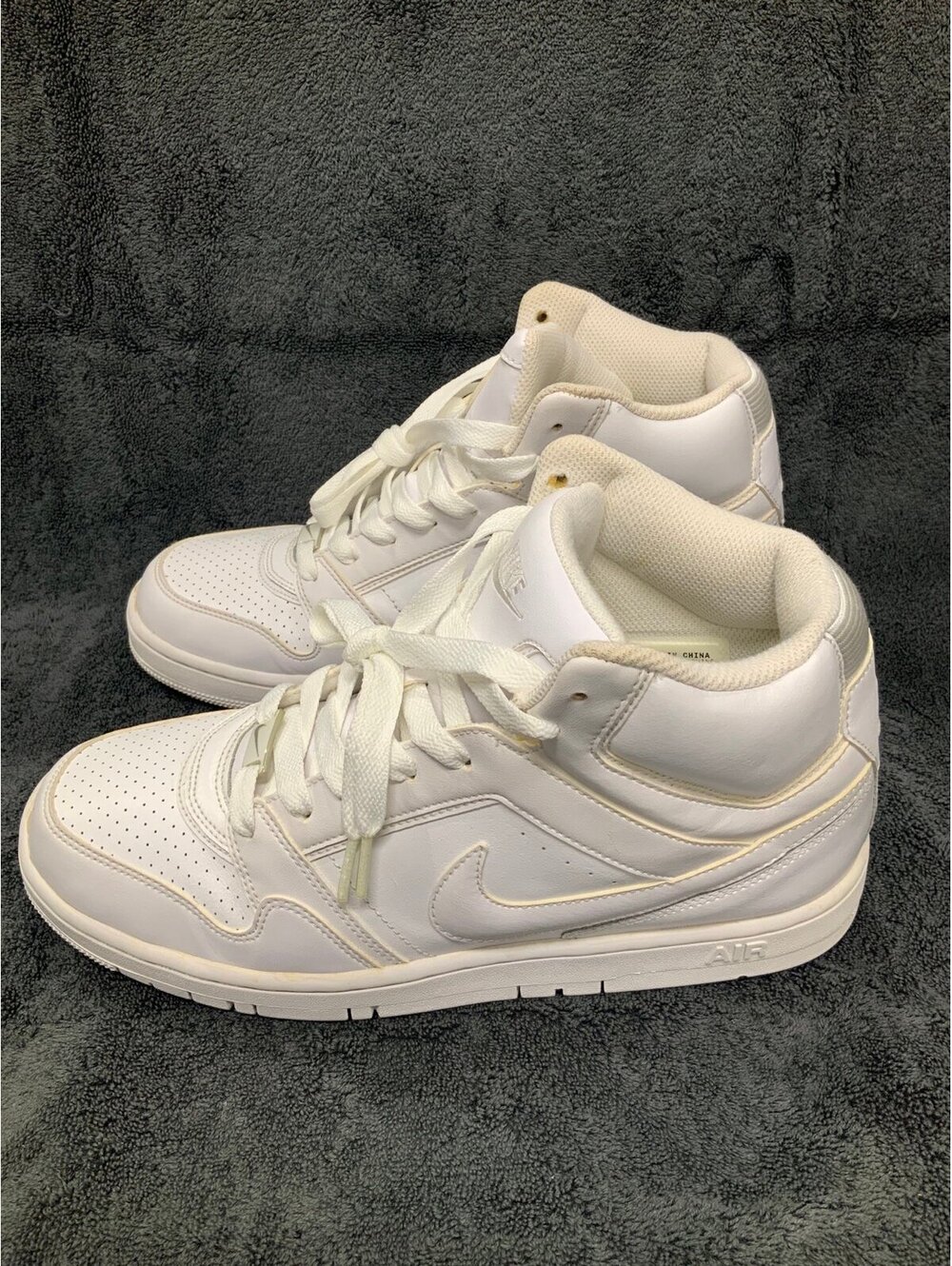 Nike Air Prestige III High SL Triple White 407036-100 Men’s Size 9